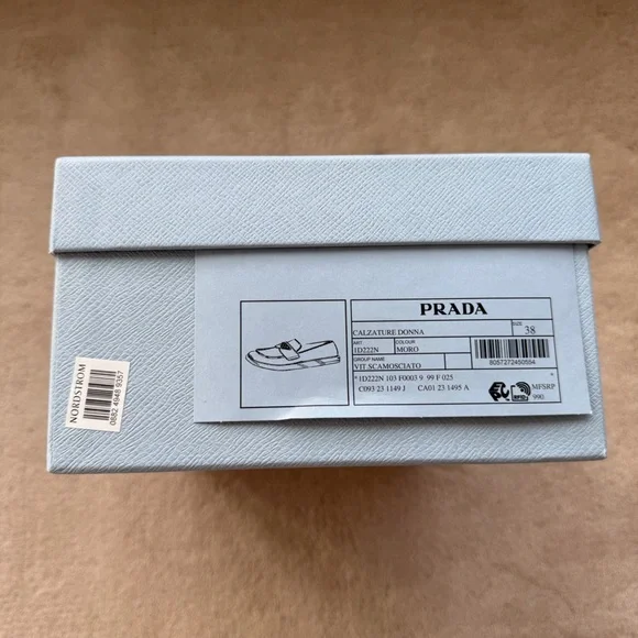 Prada Brown Suede Loafers - Picture 7 of 9